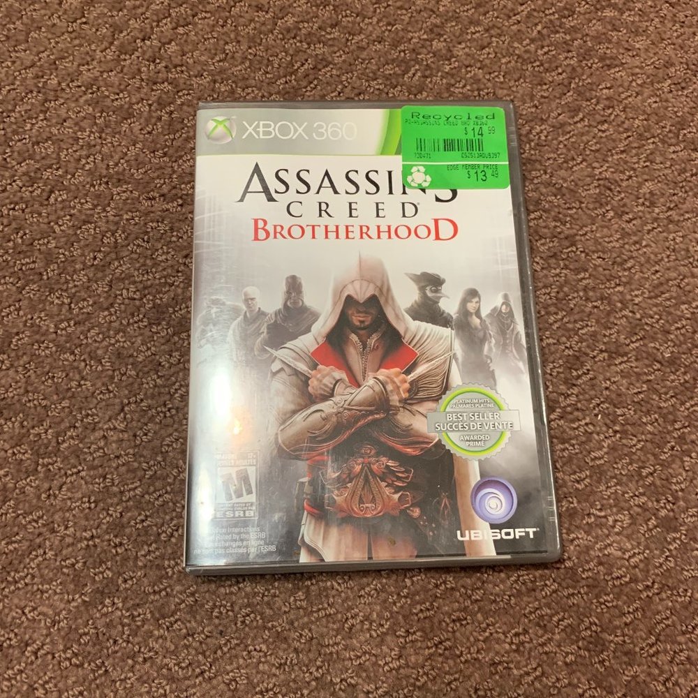 Assassin's Creed Brotherhood Xbox 360 game (3 for $20)